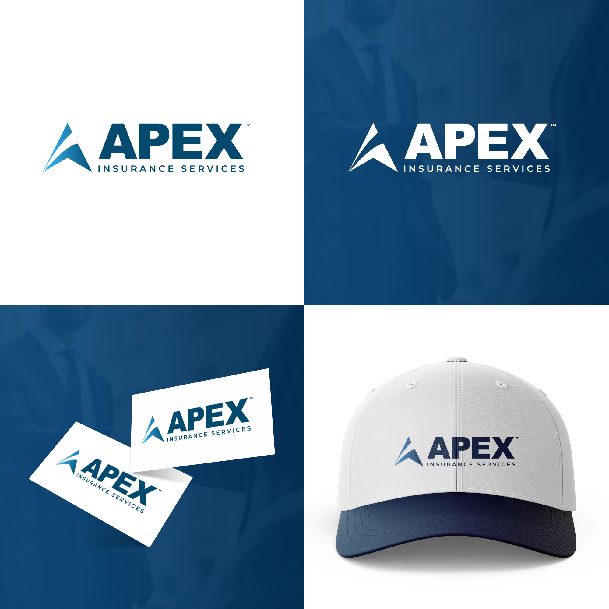 Apex Insurance Services logo mockup
