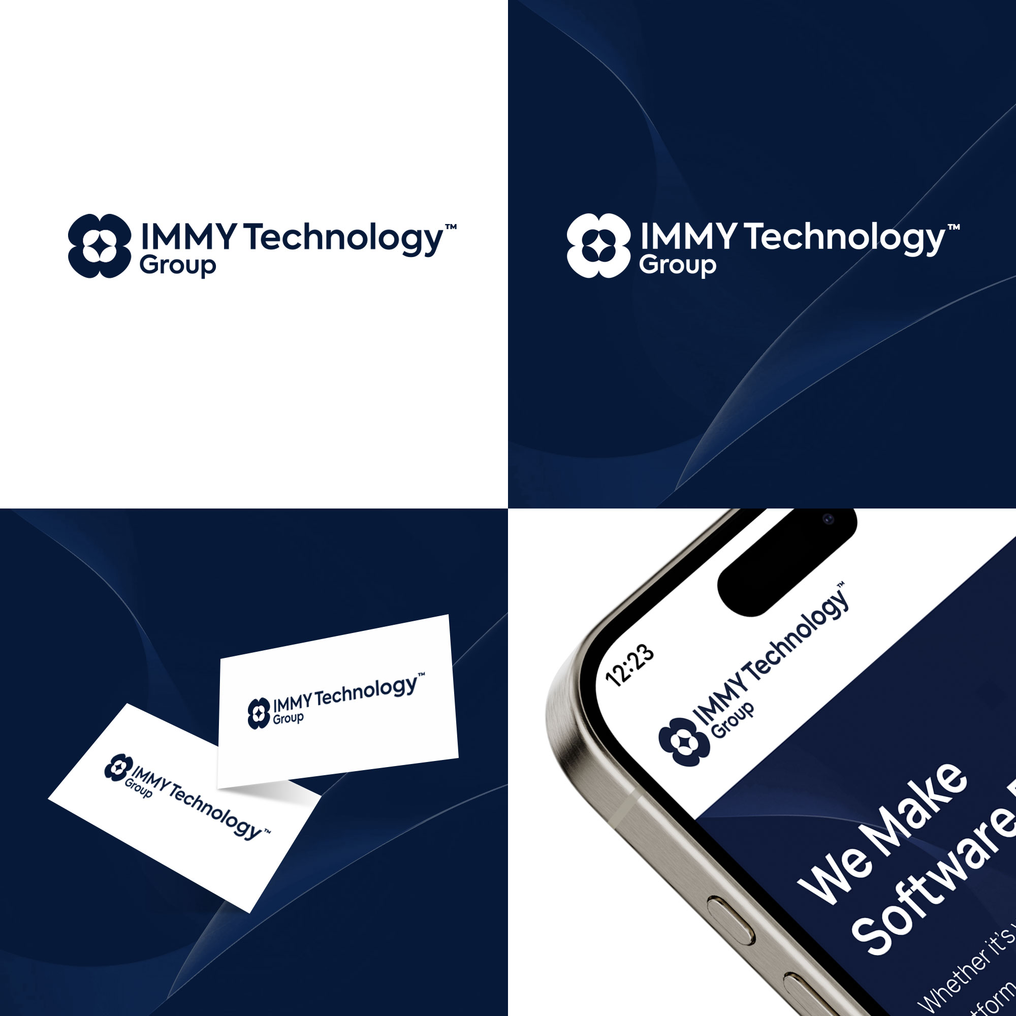 IMMY Technology Group logo mockup