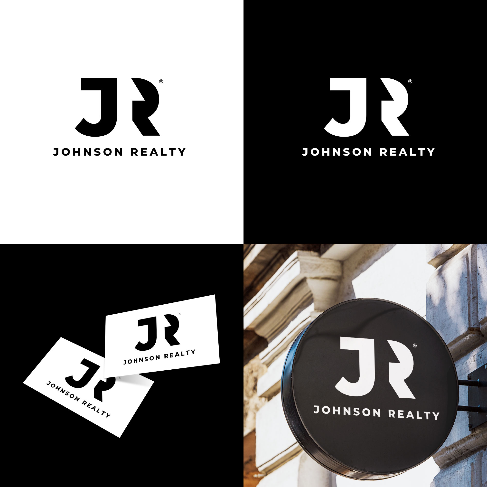 Johnson Realty logo mockup